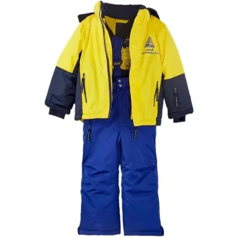 Image of Peak Mountain Ski suit for children Peak Mountain Eros Jaune Male 10 ans EROS/4-14/XG/J/JAUNE-BLEU