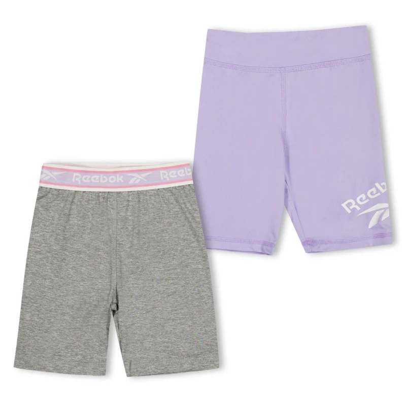 Image of Reebok Kids Jersey Jogger Shorts Lavender female 7-8 (S)