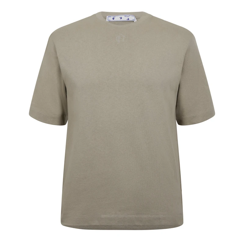 Image of Off White Mens Comp SktTee Regular Fit T-Shirt Beige male XS