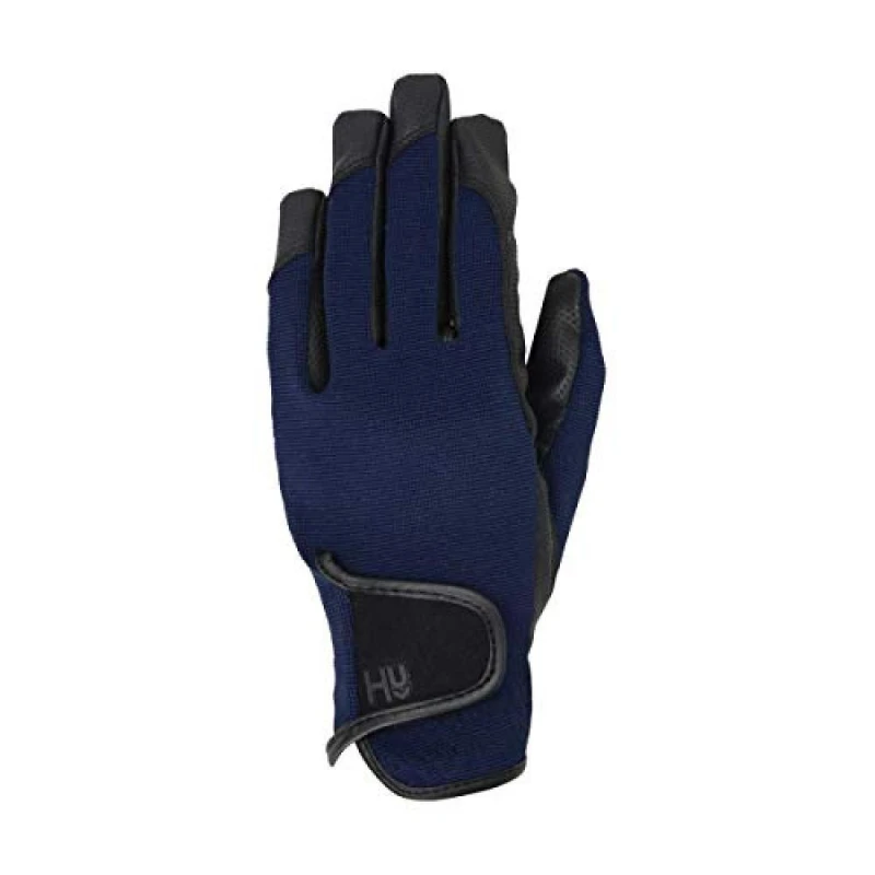Image of Hy5 Adults Burnham Pro Riding Gloves Marine Navy (Xs)
