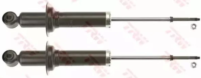 Image of TRW JGS1064T Shock absorber Rear Axle, Gas Pressure, Twin-Tube, TWIN, Spring-bearing Damper, Bottom eye Shock Absorber (854)
