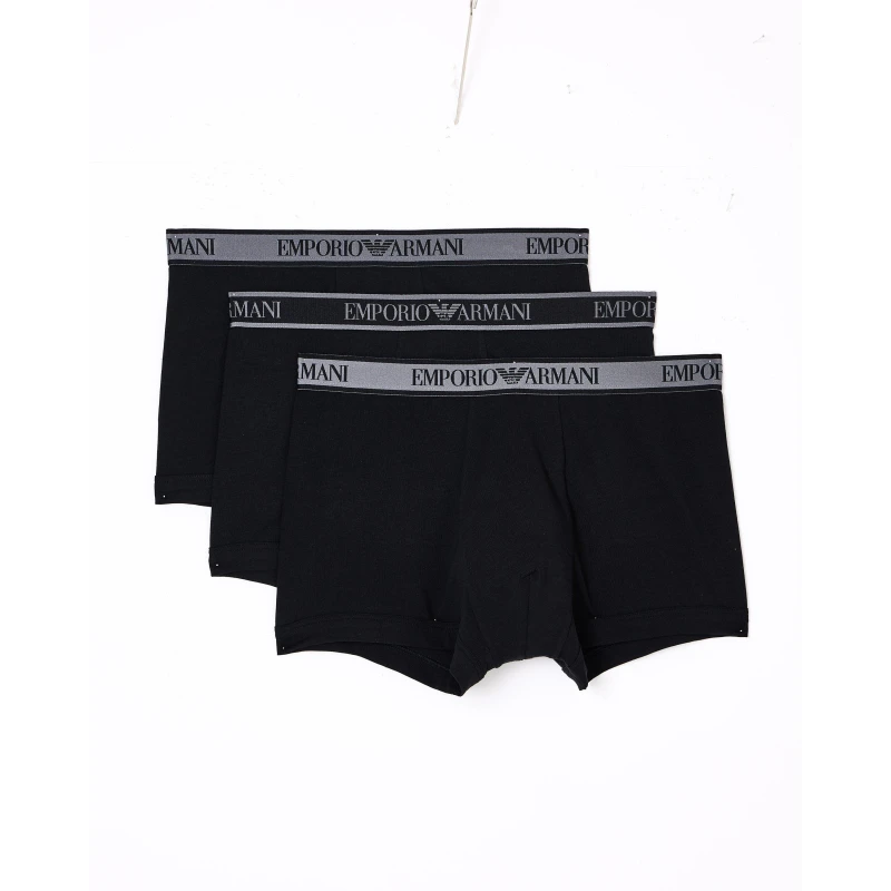 Image of Emporio Armani Core 3 Pack Boxer Shorts Blk/Blk/Blk male Medium