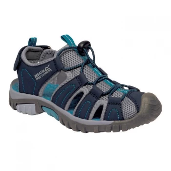 Image of Regatta Westshore Junior Closed Toe Sandal - Navy/OceanDp