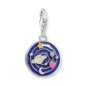 Image of THOMAS SABO Silver Blue Galaxy Charm