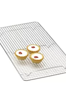 Image of Heavy Duty Chrome Plated Cake Cooling Tray 46x25cm, Sleeved
