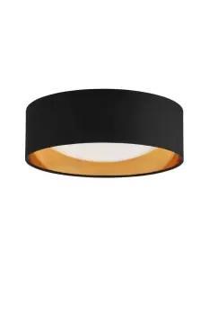 Image of Basing LED Ceiling Light Warm White Round Fabric 36cm