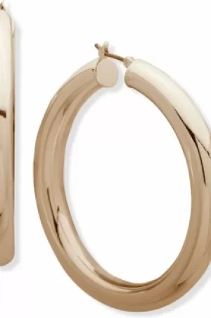 Image of Anne Klein Tubular Hoop Earrings 60511106-G03