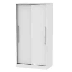 Image of Siena Grey Matt Sliding Wardrobe