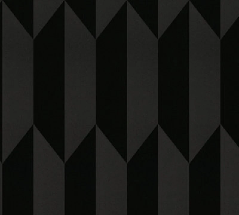 Image of LIVINGWALLS AS Creation Black Cosmopolitan Graphic Grove Geometric Vinyl Wallpaper 790868