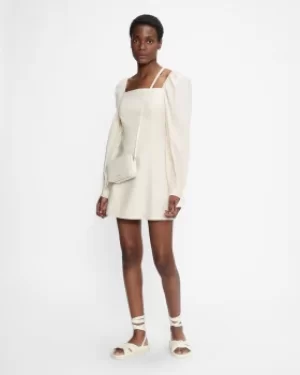 Image of Ted Baker Blouson Sleeved Mini Dress