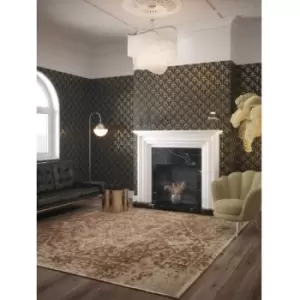 Image of Wallpaper Palm Palace Black and Gold - Dutch Wallcoverings