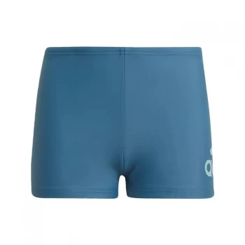 Image of adidas Natureef Swim Briefs Kids - Orbit Indigo / Mint Ton