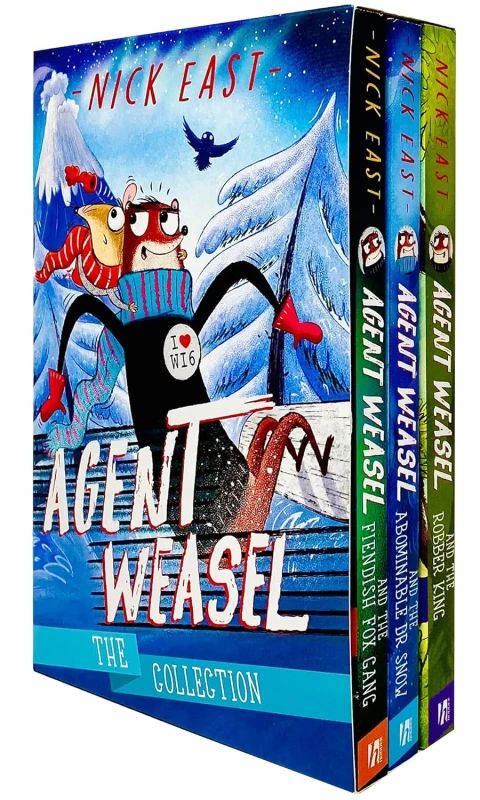 Image of Agent Weasel Series Box Set Nick East Three Adventure Books For Young Readers All Ages Nick East Books