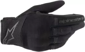 Image of Alpinestars Copper Motorcycle Gloves, Black Size M black, Size M