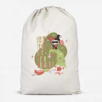 Image of The Joker Heck Yeah I've Been Naughty Cotton Storage Bag - Small