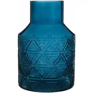 Image of Premier Housewares Blue Complements Dakota Glass Vase