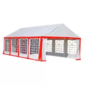 Image of Vidaxl Party Tent 8 X 4M - Red
