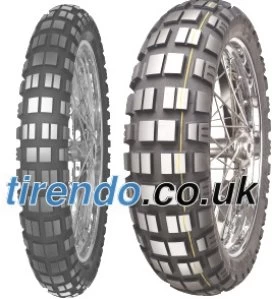 Image of Mitas E-10 ( 140/80B18 TL 70T Rear wheel, M+S marking, Compound Dakar, gelb )