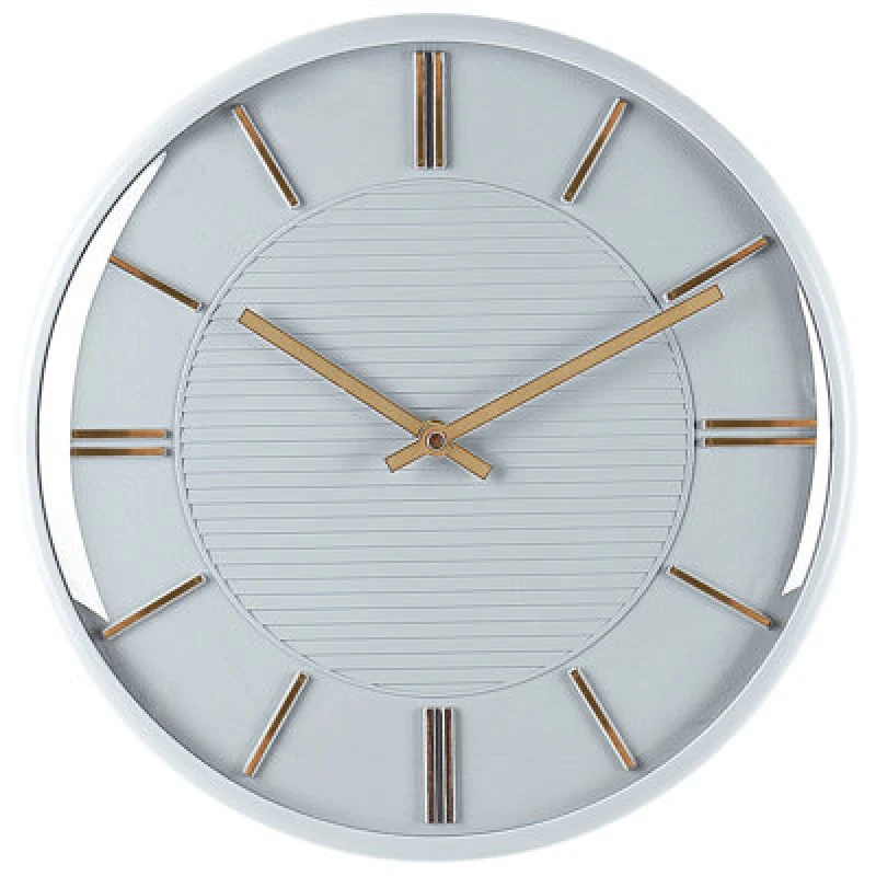 Image of Beliani Wall Clock Daroca 34cm Grey