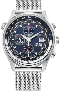 Image of Gents Citizen Eco-Drive Red Arrows Bracelet Watch CA0081-78L