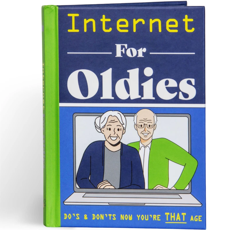 Image of Boxer Gifts Internet for Oldies Book Multi unisex