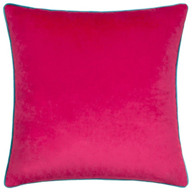 Image of Furn Furn Meridian Velvet Cushion in Grape Size: 45cm x 45cm Grape 45cm x 45cm Unisex 5025532353696