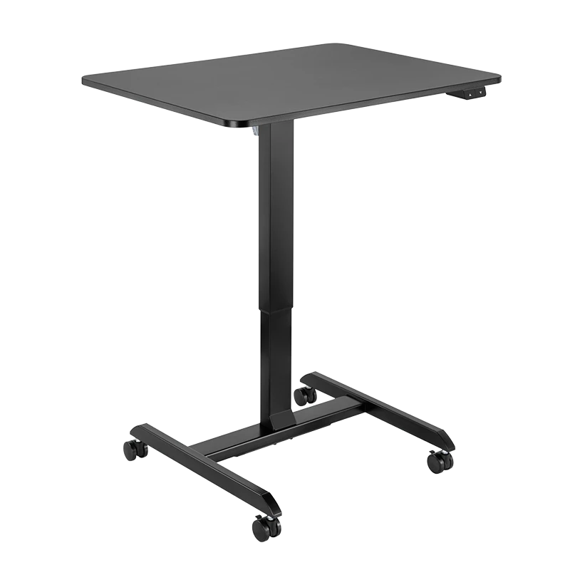 Image of LogiLink Sit-stand workstation. single-motor. w/casters. black