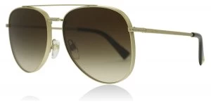 Image of Valentino VA2007B Sunglasses Light Gold Sandblast Matte 301613 56mm