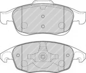 Image of Ferodo FDB1971 Brake Pad Set Front Axle Premier Car