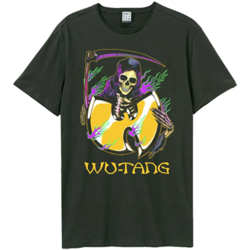 Image of Amplified Amplified Men Grim Reaper Wu-Tang Clan T-Shirt in Charcoal Size: X-Small Charcoal XS Male 5063750846934