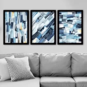 Image of 3SC30 Multicolor Decorative Framed Painting (3 Pieces)
