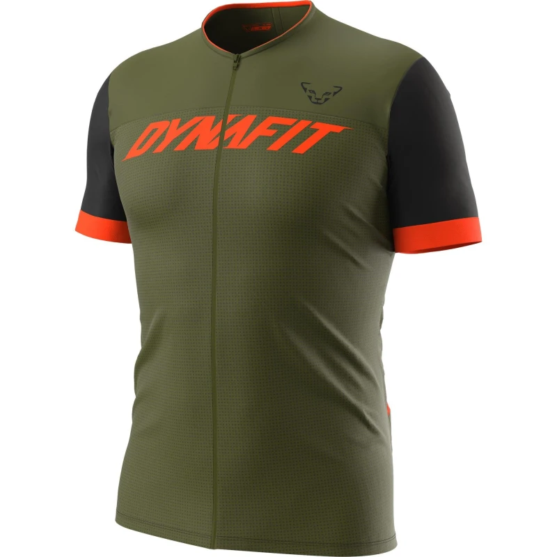 Image of Dynafit Ride Full Zip T-Shirt Adults - Green Green S