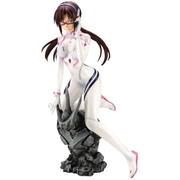 Image of Kotobukiya Evangelion 3.0+1.0 Thrice Upon A Time Ani*Statue - Mari Makinami Illustrious (White Plugsuit Version)