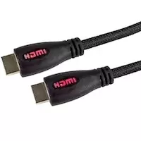 Image of OcUK Value 3m Red LED HDMI v2.0 Braided Cable (99HD4-03RD)
