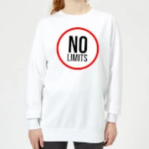 Image of No Limits Womens Sweatshirt - White - 4XL