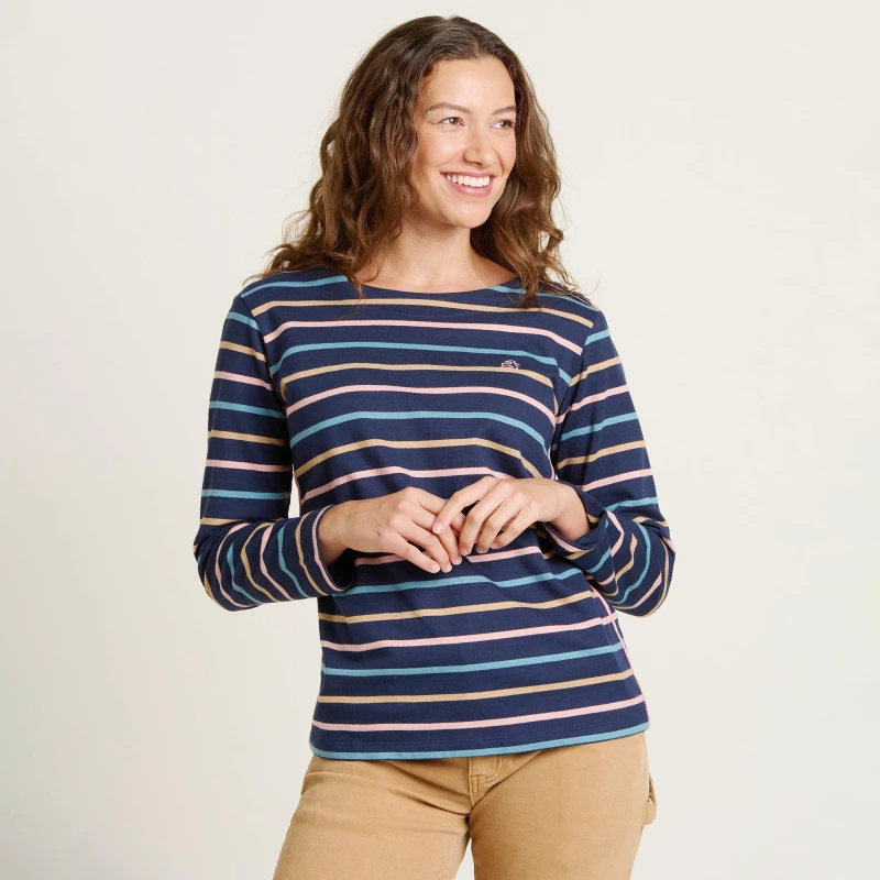 Image of Brakeburn Navy Bella Crew Multi