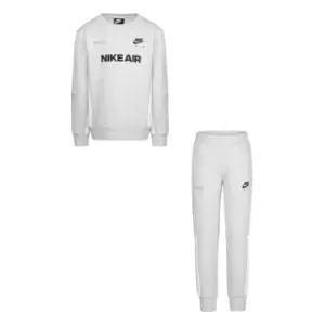 Image of Nike Air Crew Sweater and Pants Set Infant Boys - Grey