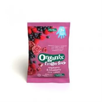 Image of Organix Raspberry & Blueberry Ricecakes 50g