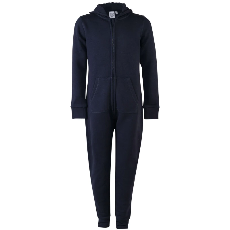 Image of Skinni Fit Skinnifit Minni Zip Up All-in-One in Navy Size: 3-4 Years Navy Unisex 3-4 Years