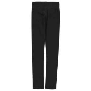 Image of Crafted High Waisted Leggings Girls - Black