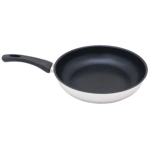 Image of Robert Dyas Stainless-Steel Non-Stick Frying Pan - 28cm