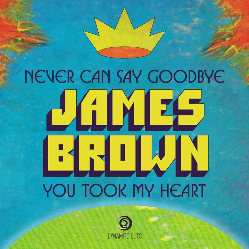 Image of James Brown Never Can Say Goodbye / You Took My Heart 7" Single Black unisex