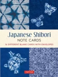 Image of Japanese Shibori, 16 Note Cards : 16 Different Blank Cards with 17 Patterned Envelopes in a Keepsake Box!