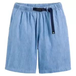 Image of Chambray Utility Shorts