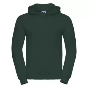 Image of Russell Colour Mens Hooded Sweatshirt / Hoodie (M) (Bottle Green)