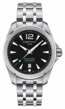 Image of Certina Mens Ds Action Quartz Stainless Steel Bracelet Watch