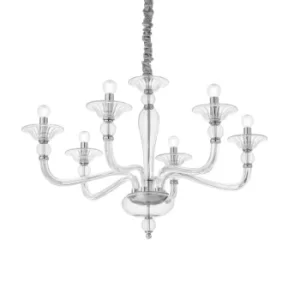 Image of Danieli 6 Light Pendant Light Trasparent, E14