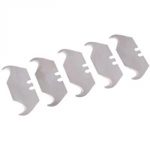Image of Draper Hooked Trimming Knife Blades (Pack of 5)