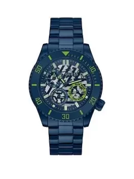 Image of Guess GUESS Men AXLE WATCH, Blue, Men