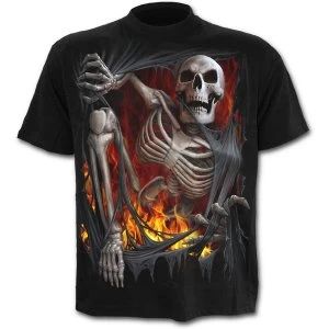 Image of Death Re-Ripped Mens Small T-Shirt - Black
